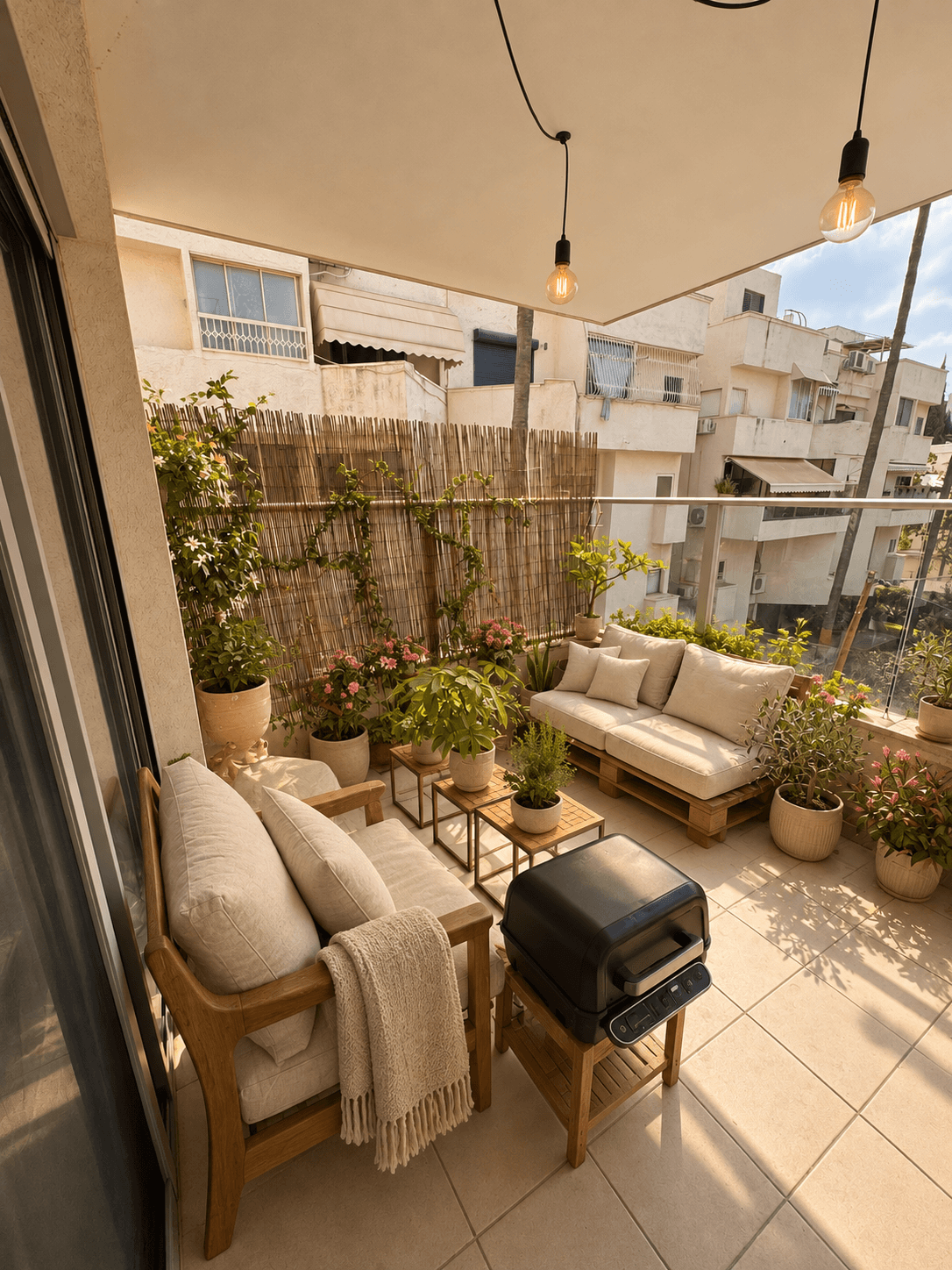 Balcony: proposed upgrade with the existing room layout retained