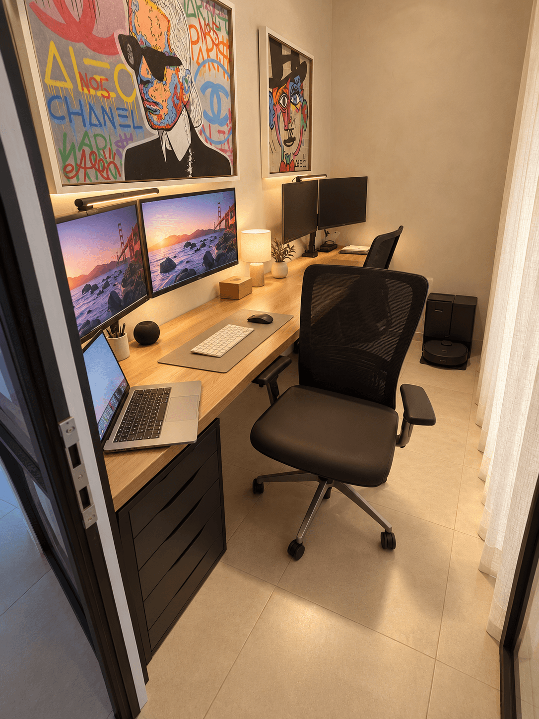 Glass office: proposed upgrade with the existing room layout retained